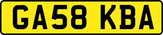 GA58KBA