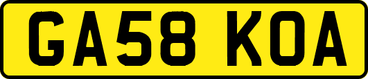GA58KOA