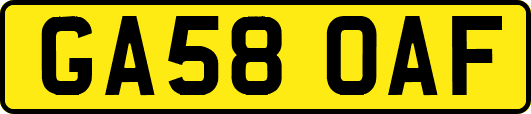 GA58OAF