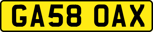 GA58OAX