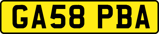 GA58PBA