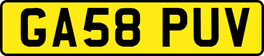 GA58PUV