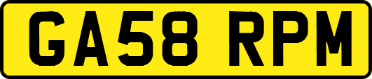 GA58RPM
