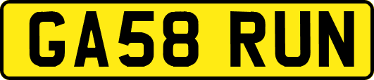 GA58RUN