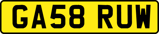 GA58RUW