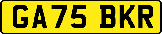 GA75BKR