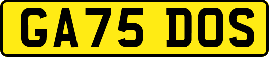 GA75DOS