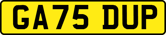GA75DUP