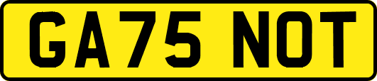 GA75NOT