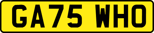 GA75WHO