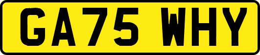 GA75WHY