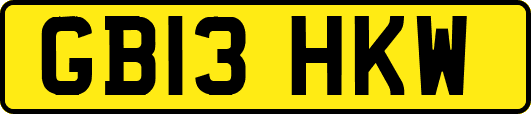 GB13HKW