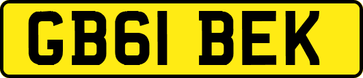 GB61BEK