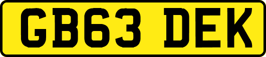 GB63DEK