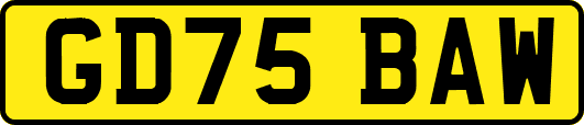 GD75BAW