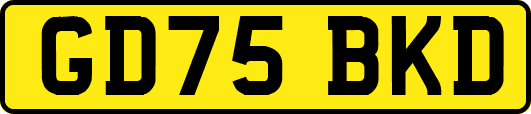 GD75BKD