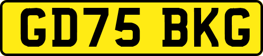 GD75BKG