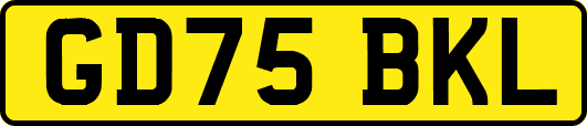 GD75BKL