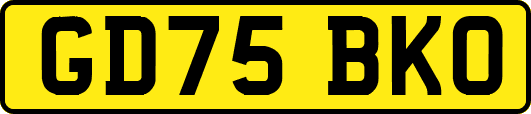 GD75BKO