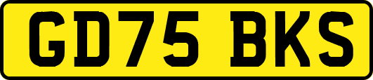 GD75BKS