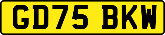 GD75BKW