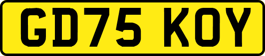 GD75KOY