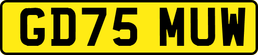 GD75MUW