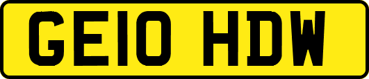 GE10HDW