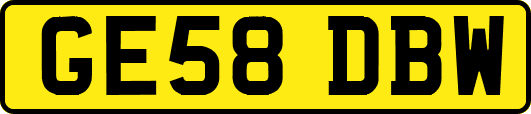 GE58DBW