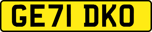 GE71DKO