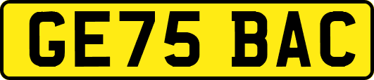 GE75BAC