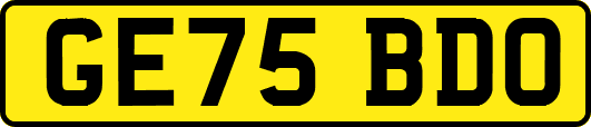 GE75BDO