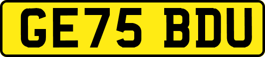 GE75BDU