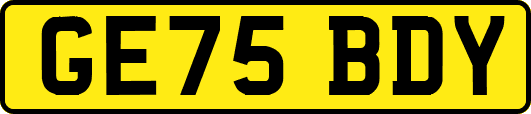 GE75BDY