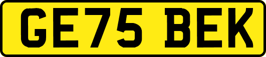 GE75BEK