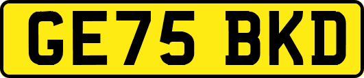 GE75BKD
