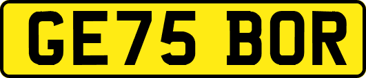 GE75BOR