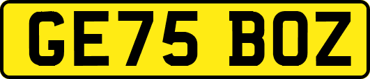 GE75BOZ