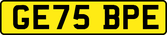 GE75BPE