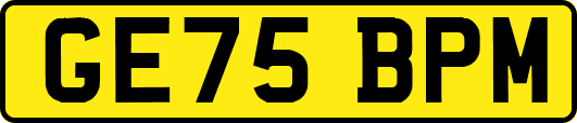 GE75BPM