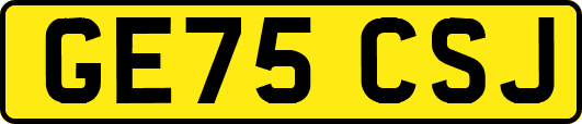 GE75CSJ