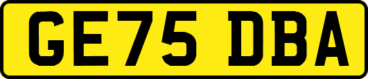 GE75DBA