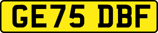 GE75DBF
