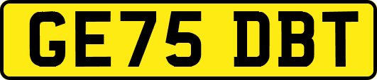 GE75DBT