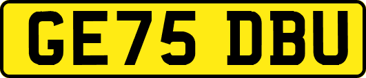 GE75DBU