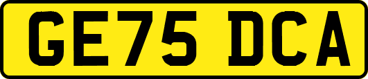 GE75DCA
