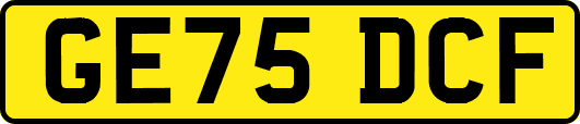 GE75DCF