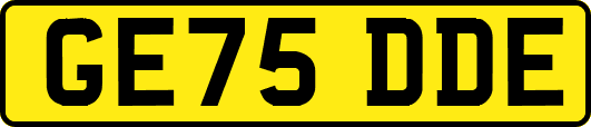 GE75DDE