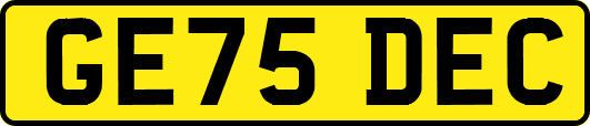 GE75DEC