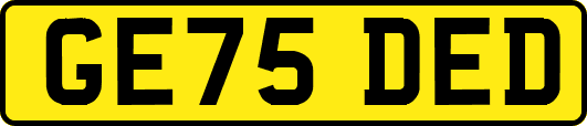 GE75DED